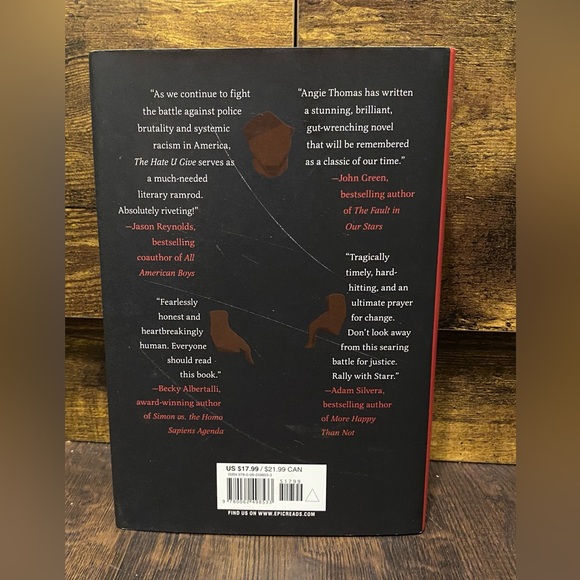 The Hate U Give by Angie Thomas - Picture 2 of 4